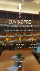 Screenshot von EuvinoPRO